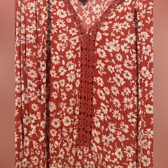 American Rag Red and Beautiful Dress! Size Large - Picture 2 of 4